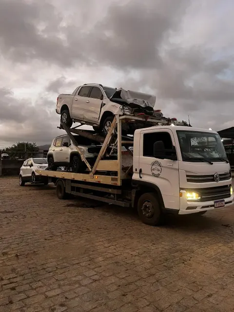 Plataforma com reboque